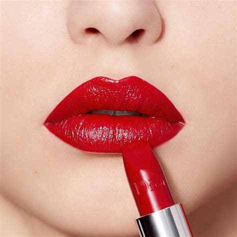 dior red lipstick.